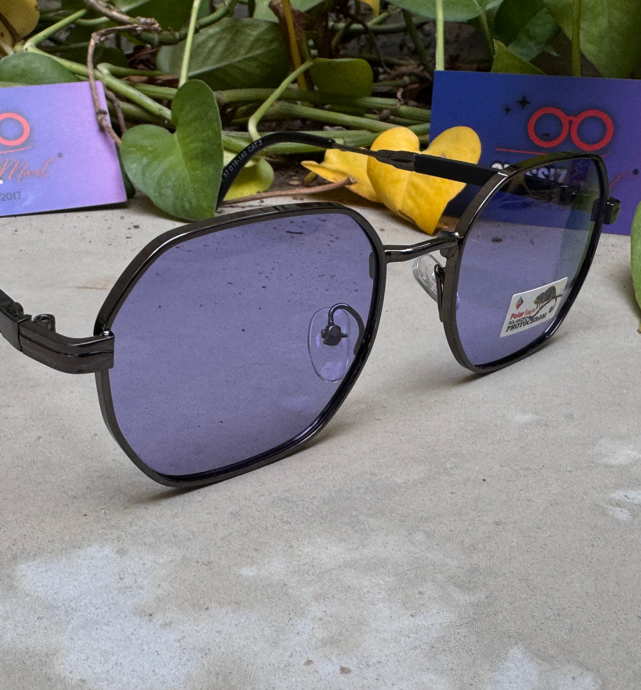 Police – 06129 – 57 – Grey Blue – Metal – Sunglasses – Unisex