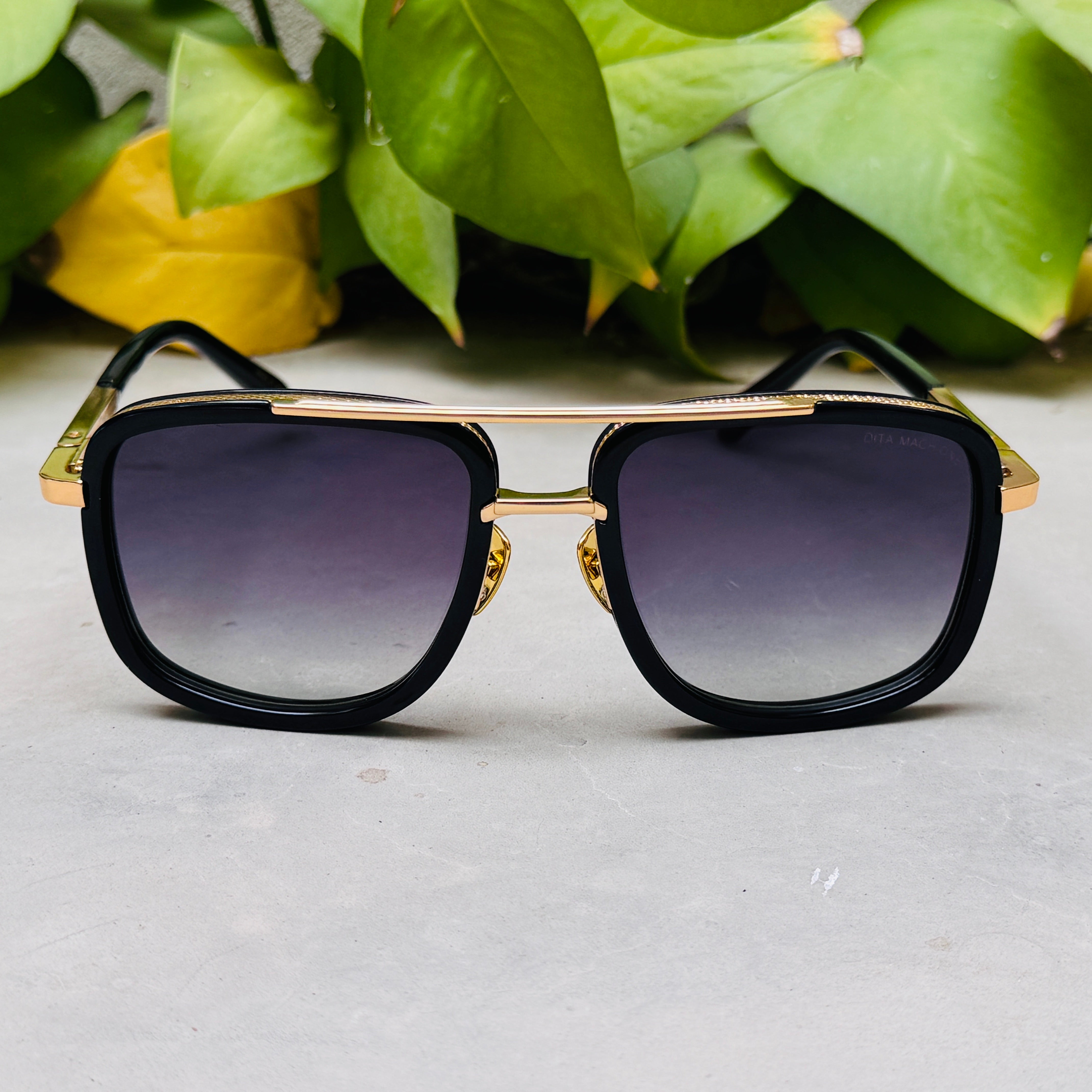Dita – 2030 - 60 –  Golden Black Gradient - Metal - Sunglasses – Unisex - Premium