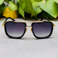 Dita – 2030 - 60 –  Golden Black Gradient - Metal - Sunglasses – Unisex - Premium