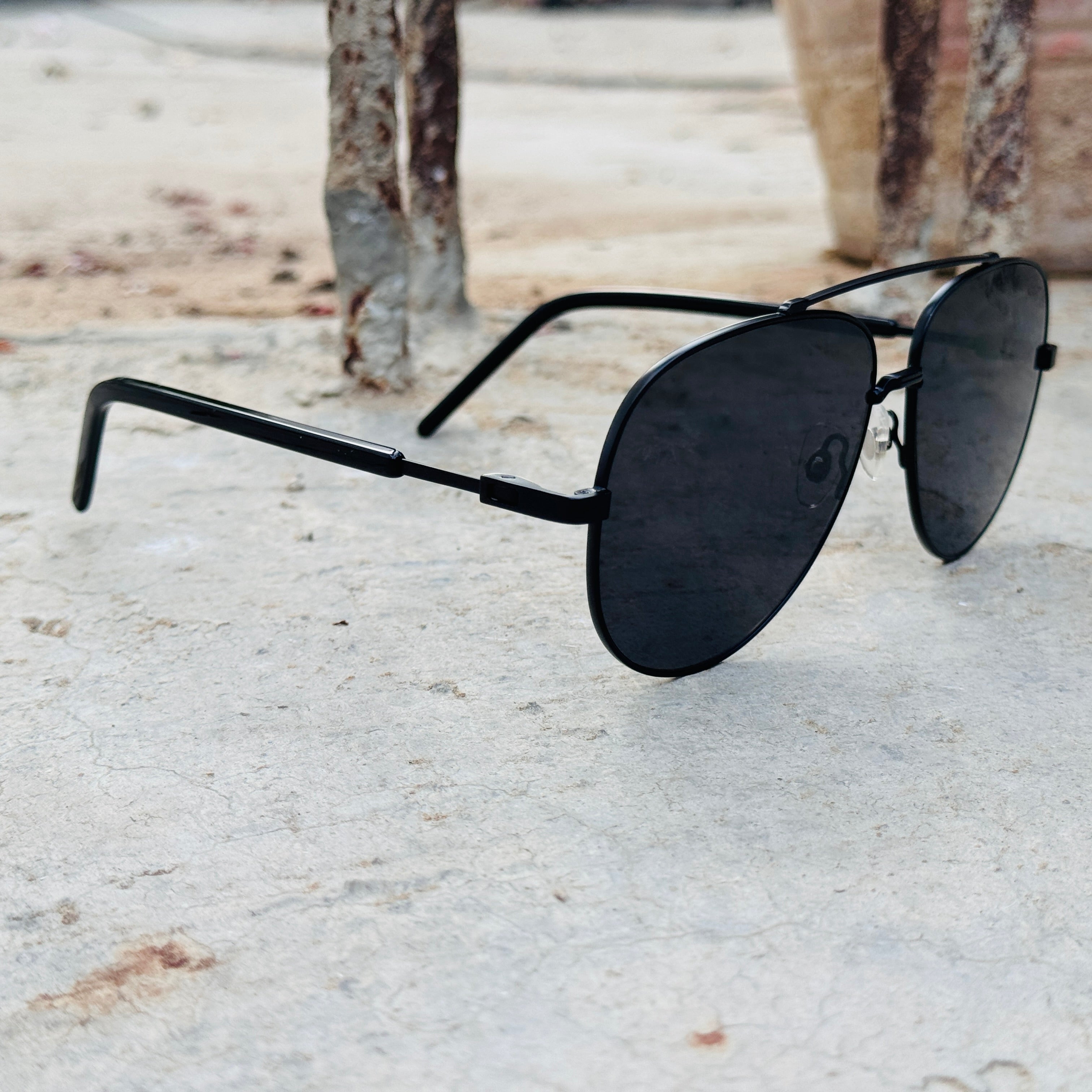 Cartier – 801 – 56 – Black – Metal – Sunglasses – Unisex - Premium