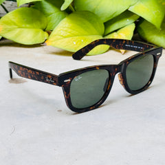 RayBan – 2140 – 54 – Tortoise Green –  Acetate- Sunglasses – Unisex - Premium