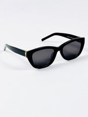 Ysl – 94 - M153 – Black – Acetate - Sunglasses – Ladies - Premium