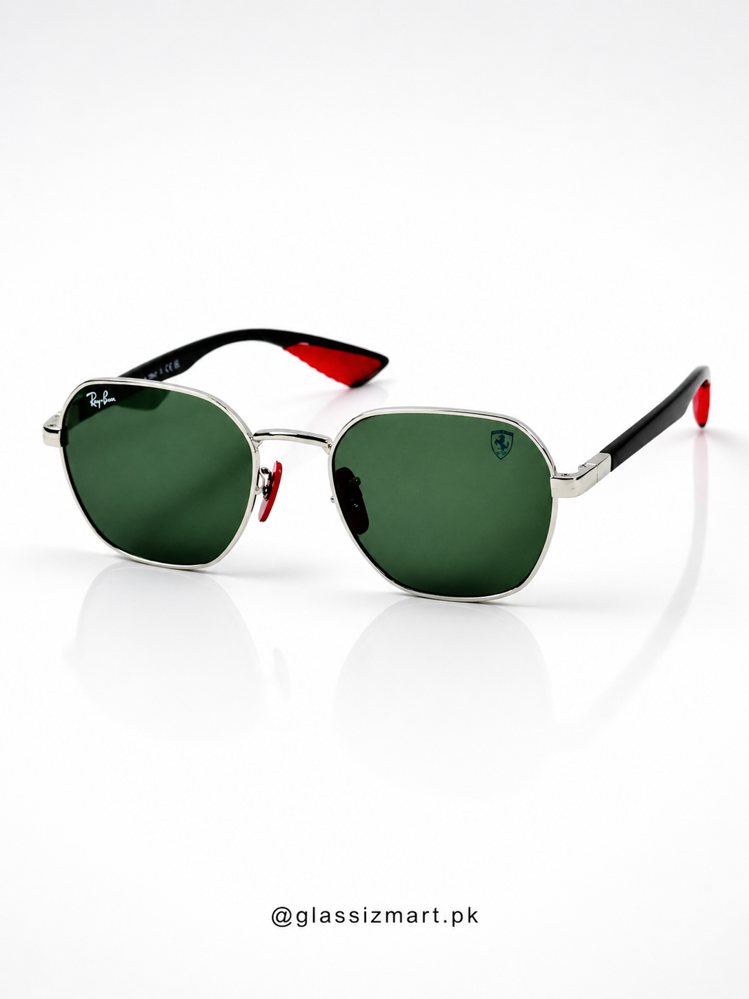 RayBan – 3794 – 54 – Silver Green –  Metal - Sunglasses – Unisex - Premium