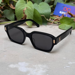 Louis Vuitton – 2676 - 55 - Black – Acetate - Sunglasses – Unisex - Premium