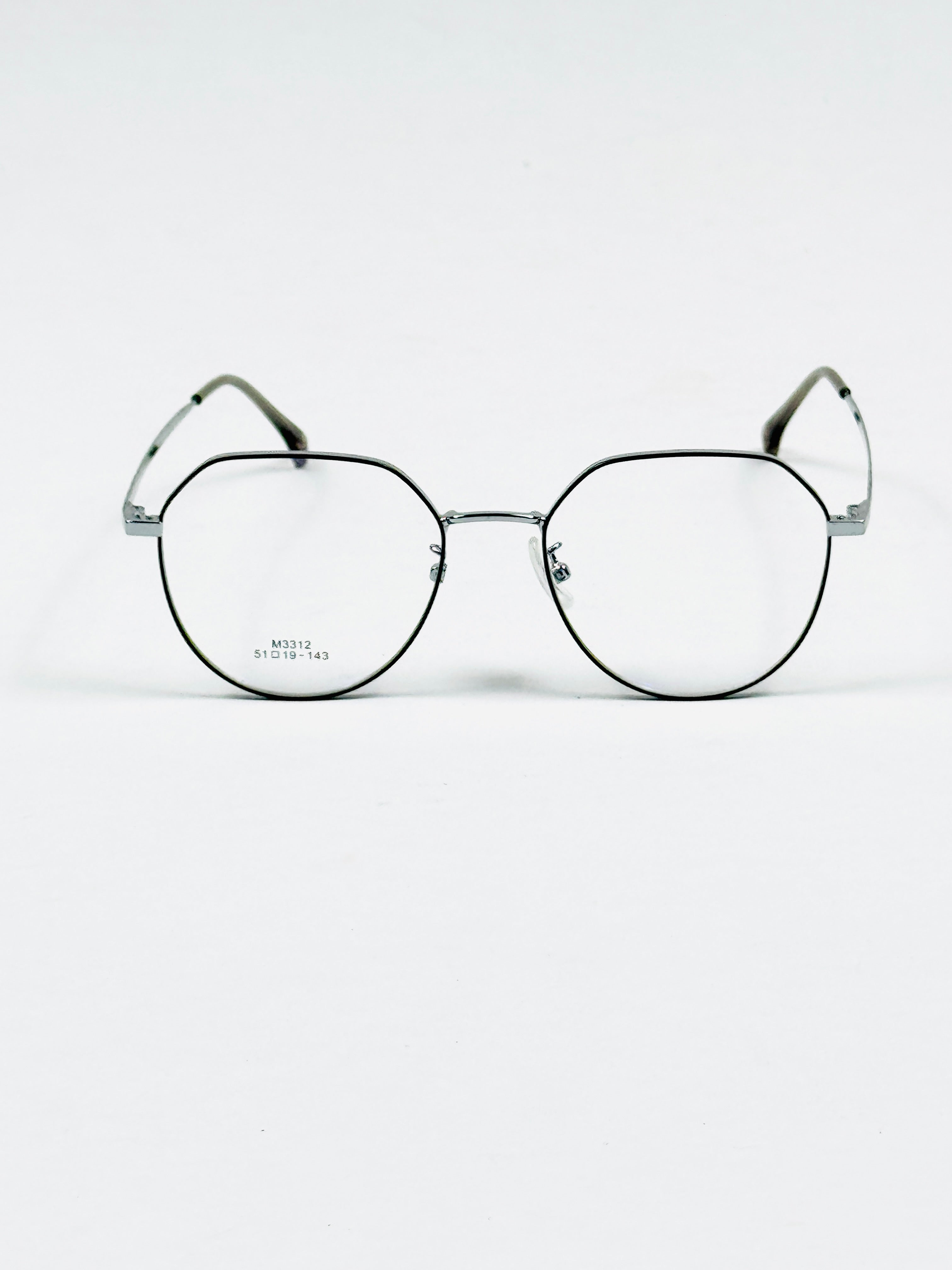 Dior – 3312 – 51 - Silver Black – Metal – Optics – Unisex