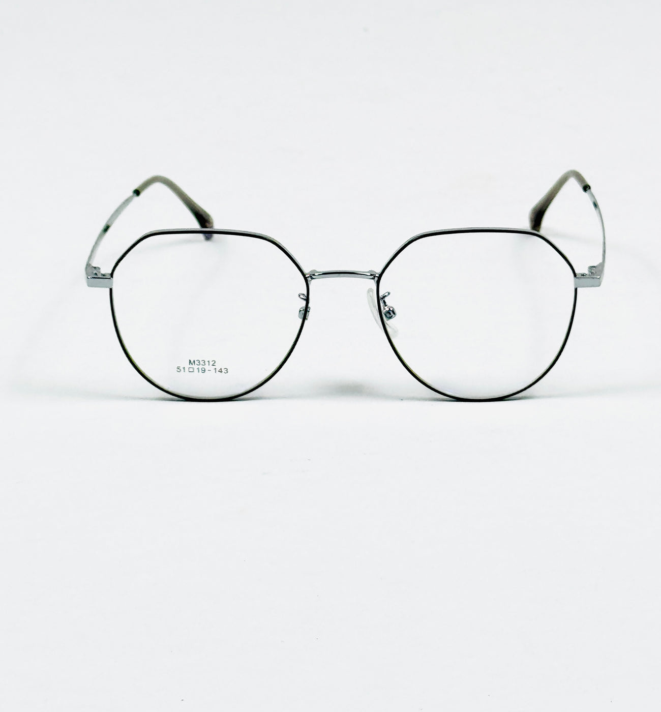 Dior – 3312 – 51 - Silver Black – Metal – Optics – Unisex