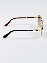 Dita – 23201 – 57 – Golden Brown Gradient – Metal – Sunglasses – Unisex