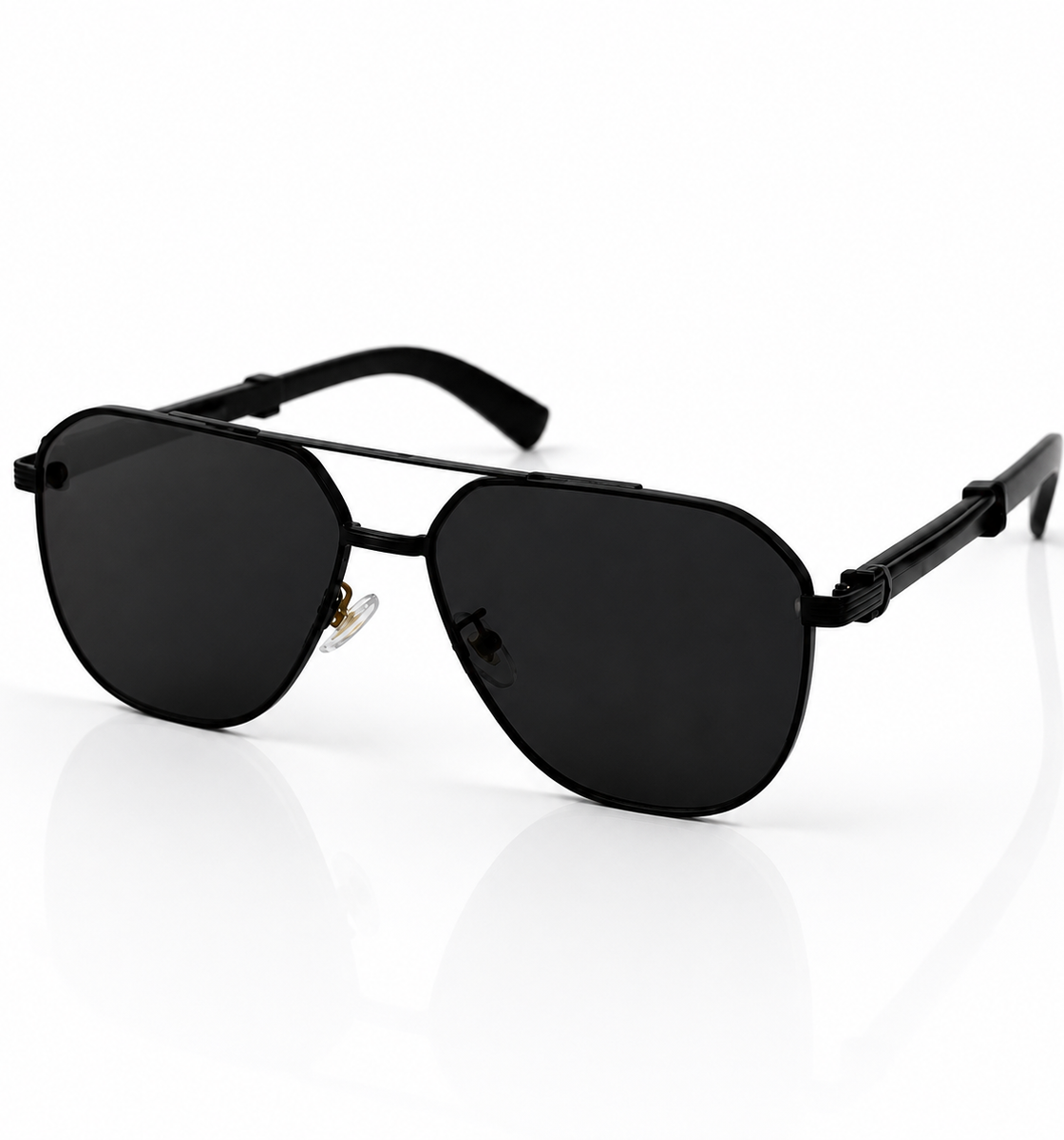 Cartier – 23169 – 60 – Black – Metal – Sunglasses – Unisex