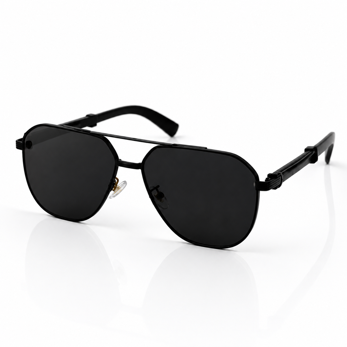Cartier – 23169 – 60 – Black – Metal – Sunglasses – Unisex