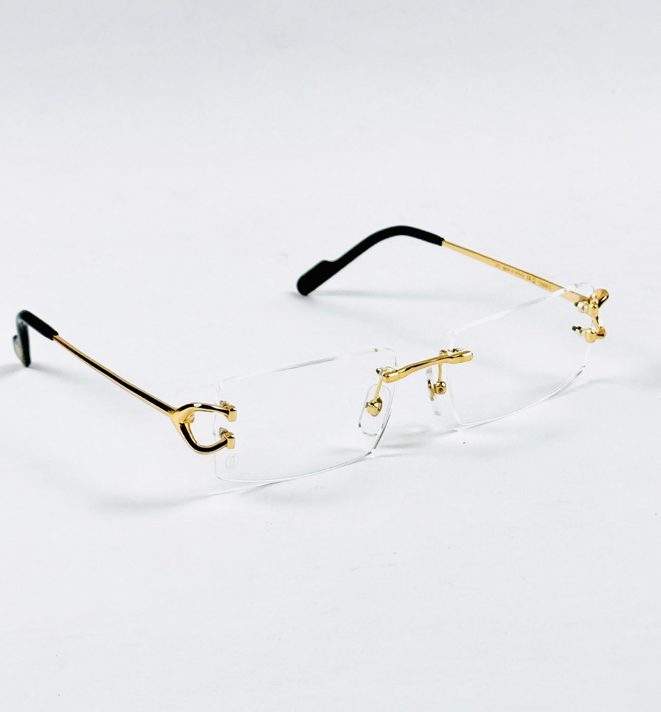 Cartier – 0488 – 56 – Golden - Metal - Optics – Unisex - Premium