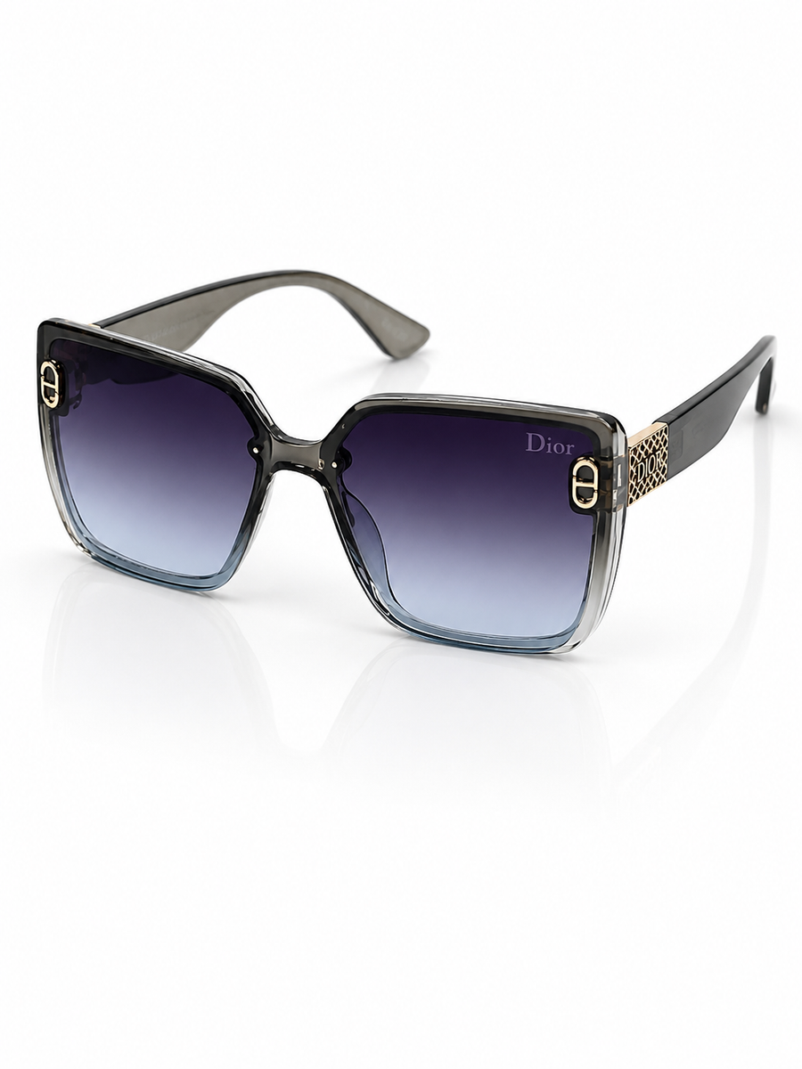 Dior - 3370 – 61 – Grey – Acetate – Sunglasses – Ladies
