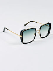 Dior – 220 – 56 – Golden Green Gradient – Metal – Sunglasses – Ladies
