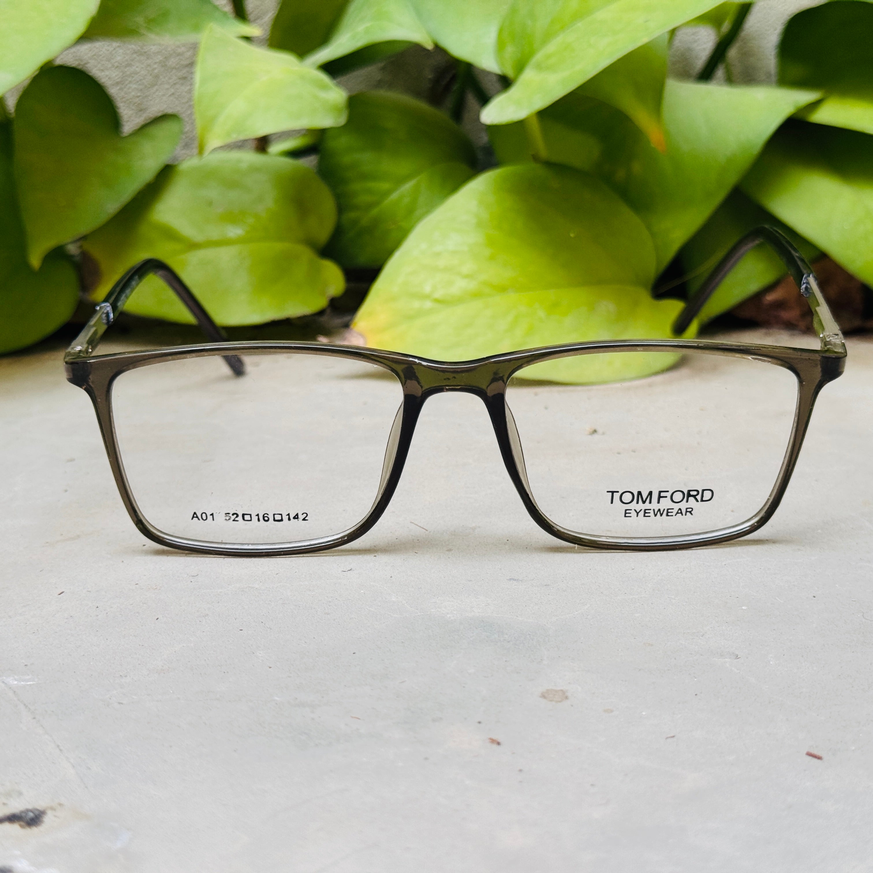 Tom Ford – A01 – 52 – Grey –  Acetate - Optics – Unisex