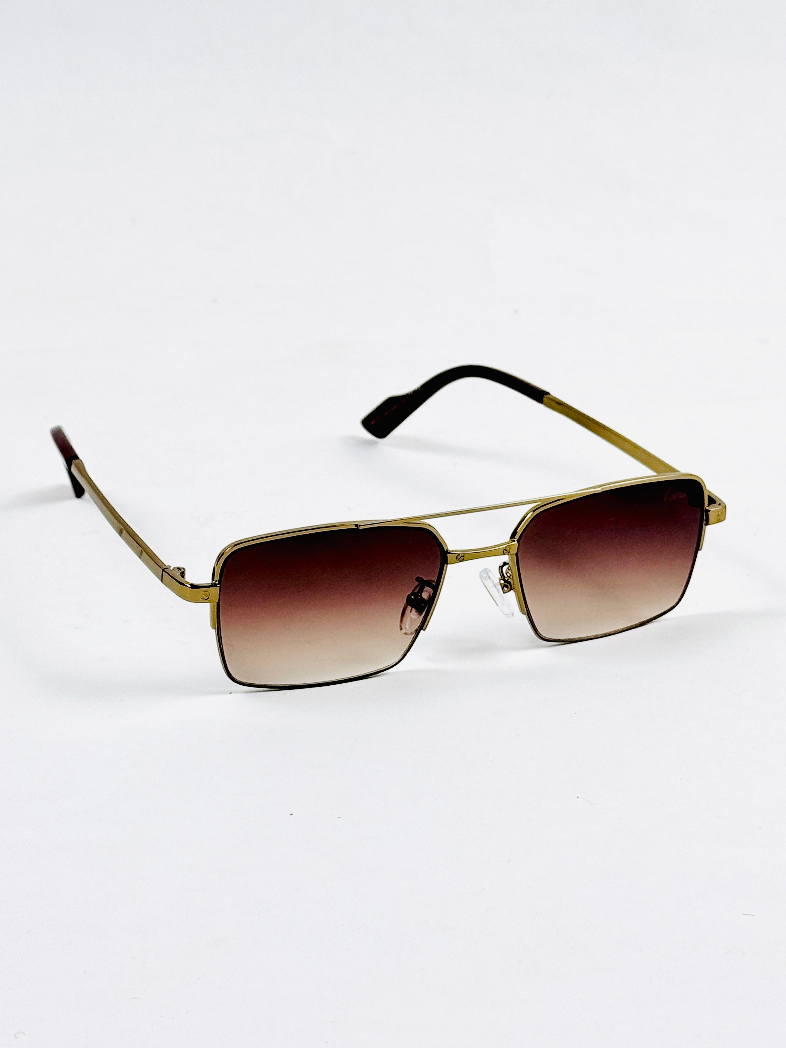 Cartier – 2658 – 62 – Brown – Metal – Sunglasses – Unisex