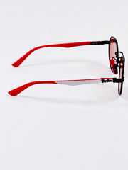 Rayban – 0303 – 56 – Red – Acetate – Sunglasses – Unisex
