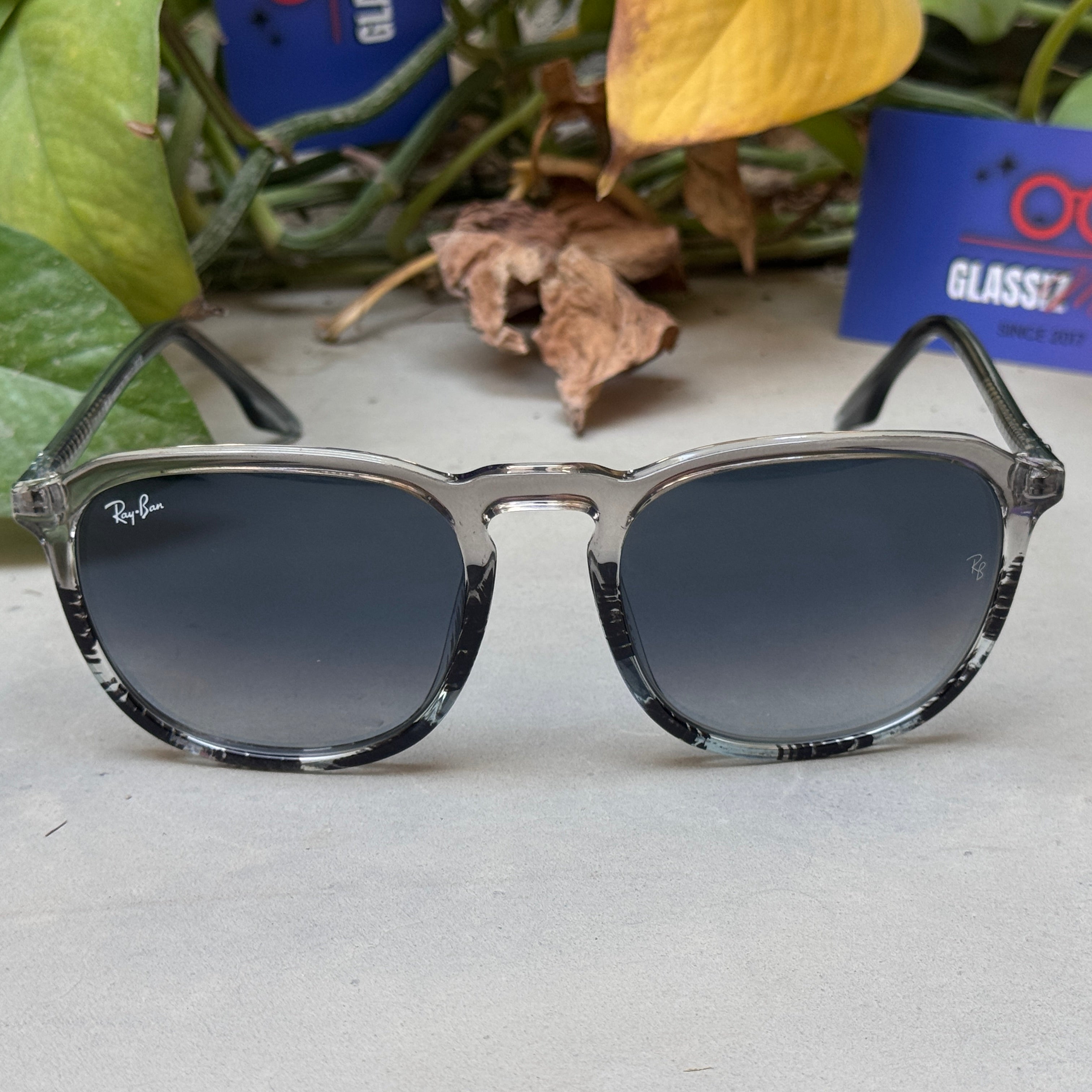RayBan – 2203 – 55 – Grey –  Acetate- Sunglasses – Unisex - Premium