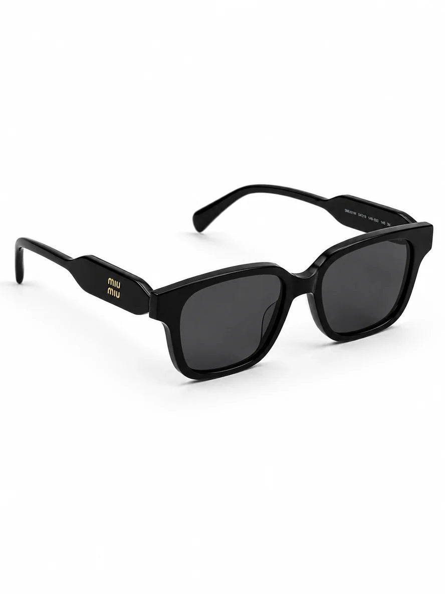 Miu Miu – 02ZVF - 53 – Black – Acetate - Sunglasses – Unisex - Premium