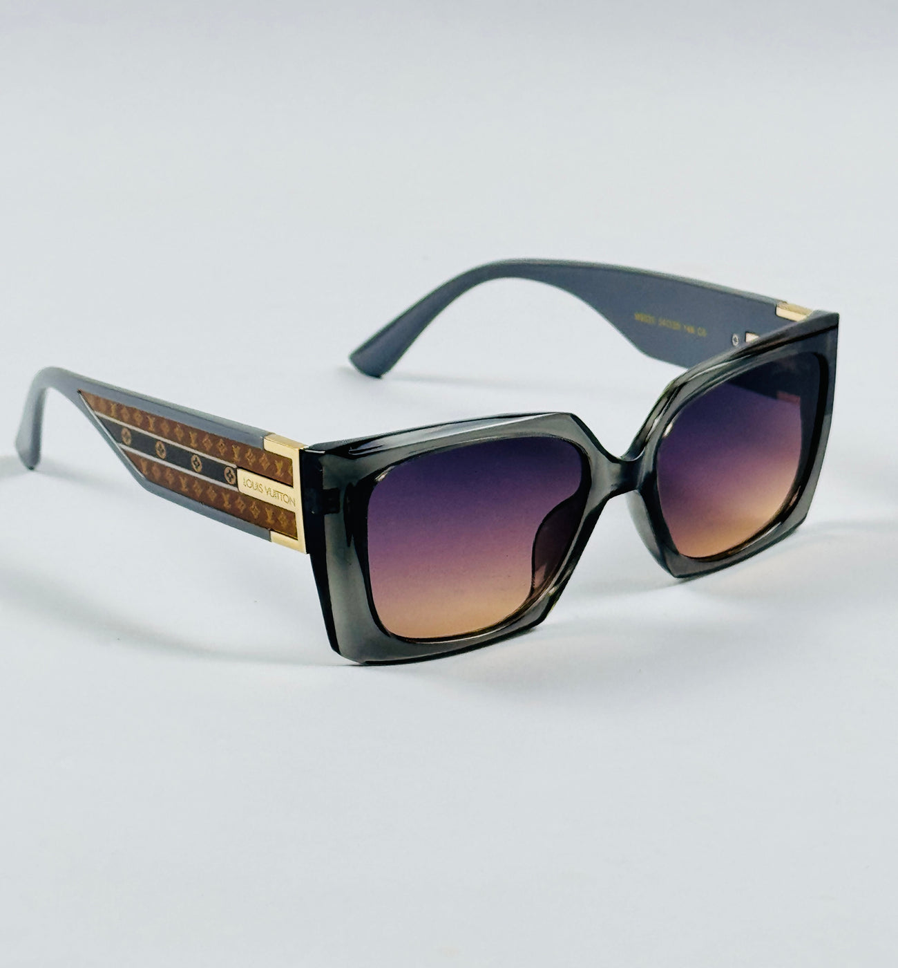 Louis Vuitton - 9031 – 54 – Grey Pink – Acetate – Sunglasses – Ladies