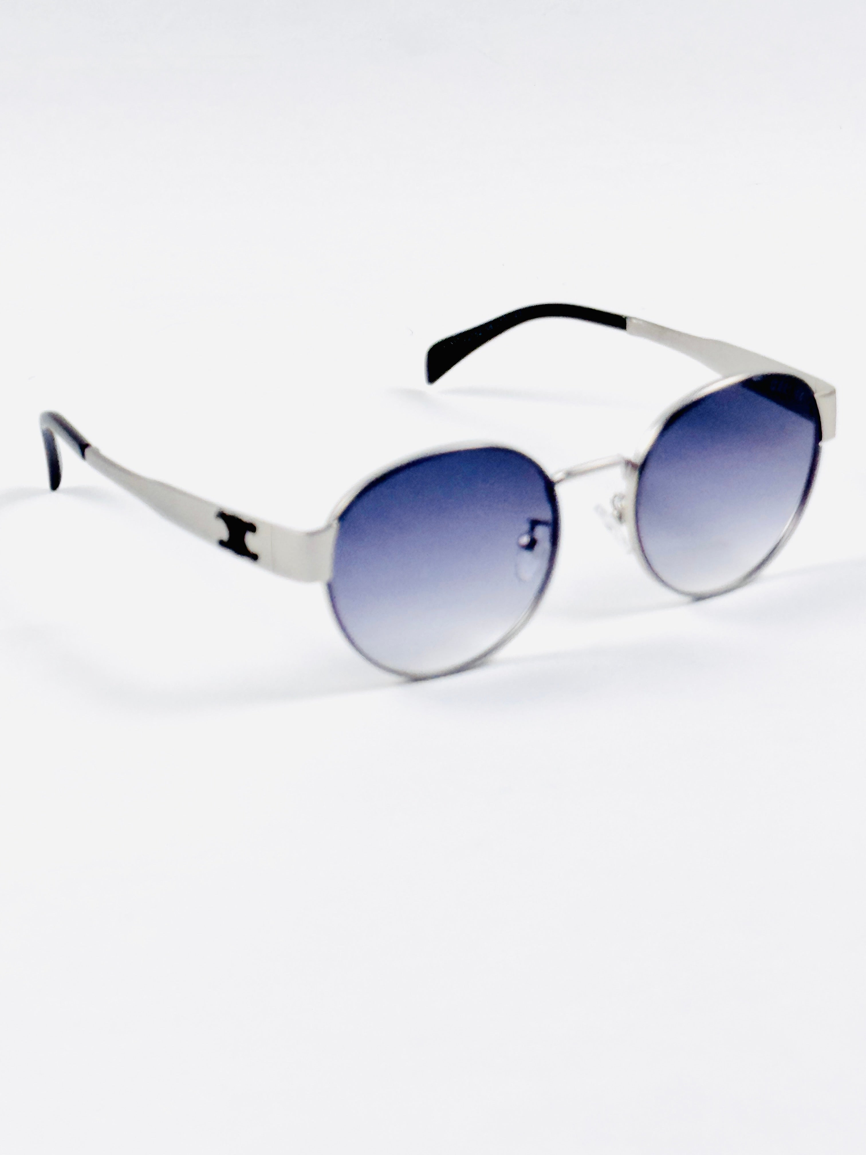 Celine – 2124 - 58 – Silver Black Gradient – Metal – Sunglasses - Unisex