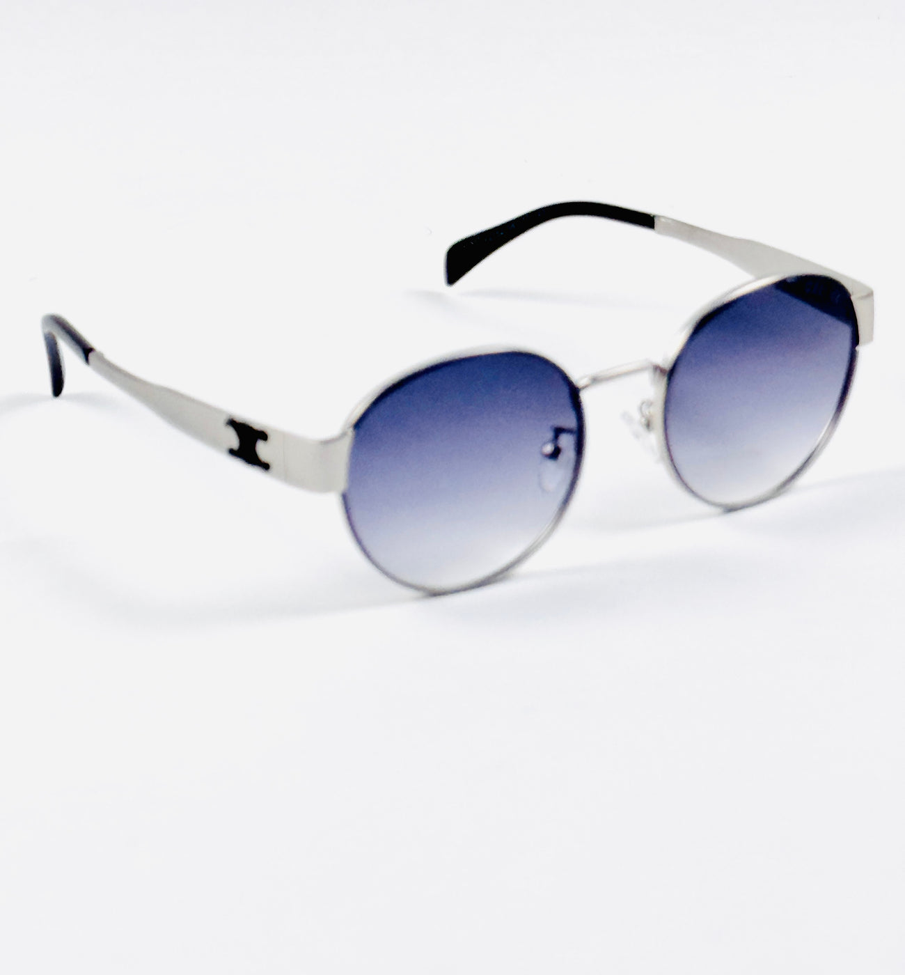 Celine – 2124 - 58 – Silver Black Gradient – Metal – Sunglasses - Unisex