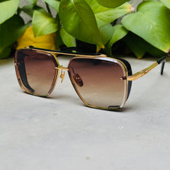 Dita – Mach 6 - 64 –  Golden Brown - Metal - Sunglasses – Unisex - Premium