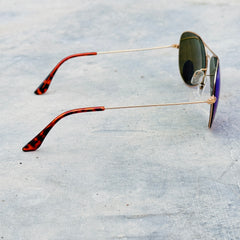 Rayban – 3513 – 58 – Golden Mercury – Metal – Sunglasses – Unisex