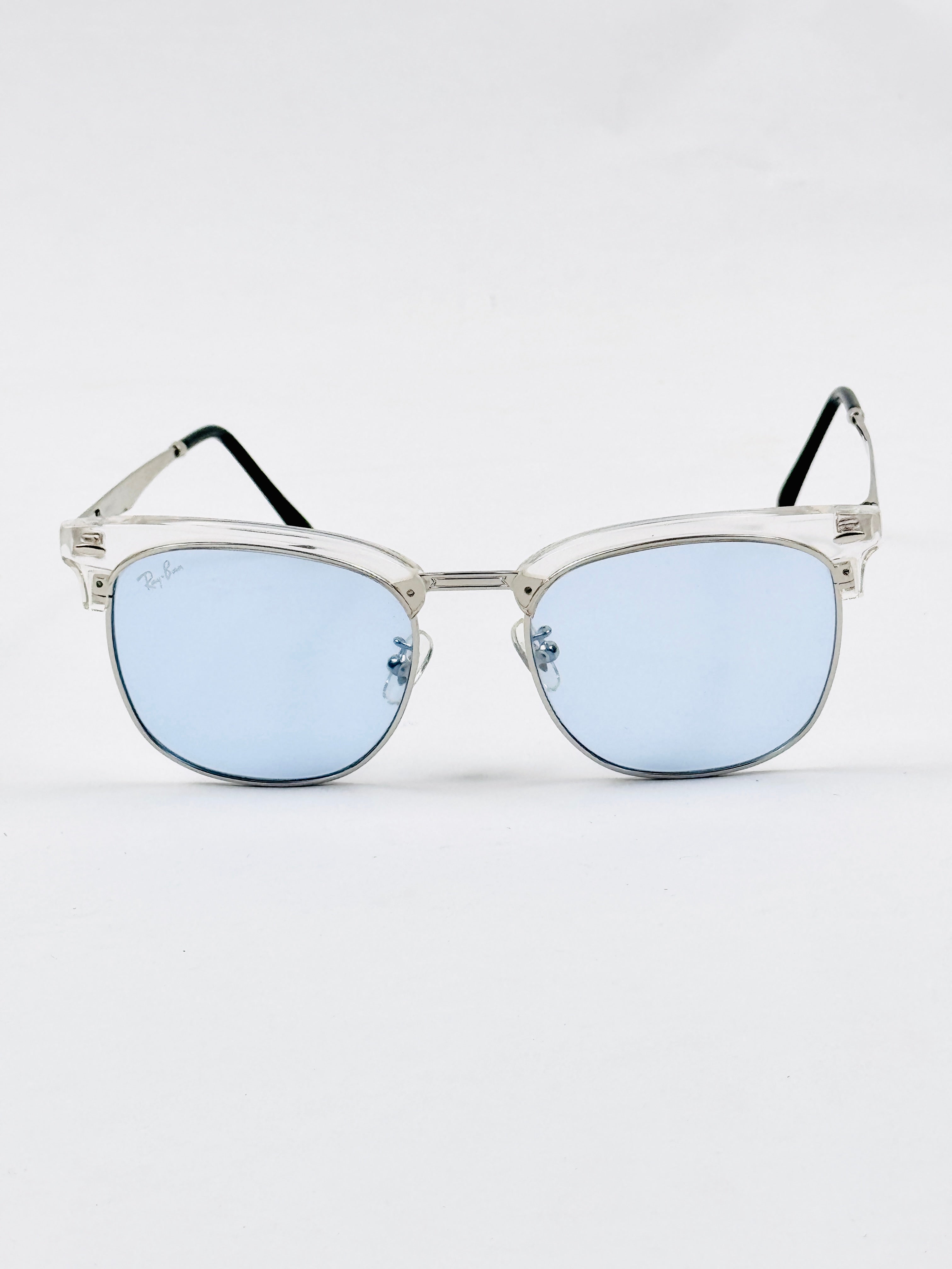 RayBan – 4418 – 56 – Silver Blue –  Metal - Sunglasses – Unisex - Premium