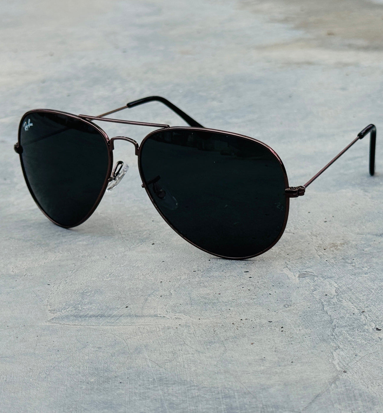 Rayban – 3026 – 62 – Brown Black – Metal – Sunglasses – Unisex