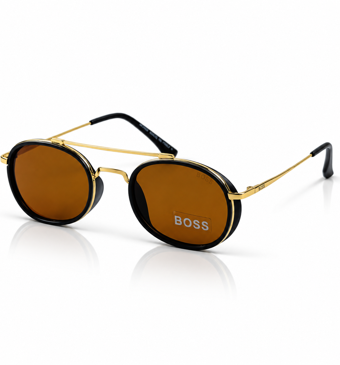 Boss – P8604 – 48 – Golden Brown – Metal – Sunglasses – Unisex