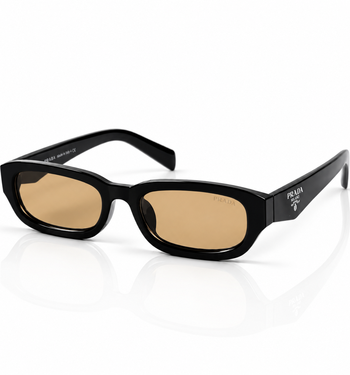 Prada - SPR 27Z - 54 - BLACK BROWN - SUNGLASSES - Unisex