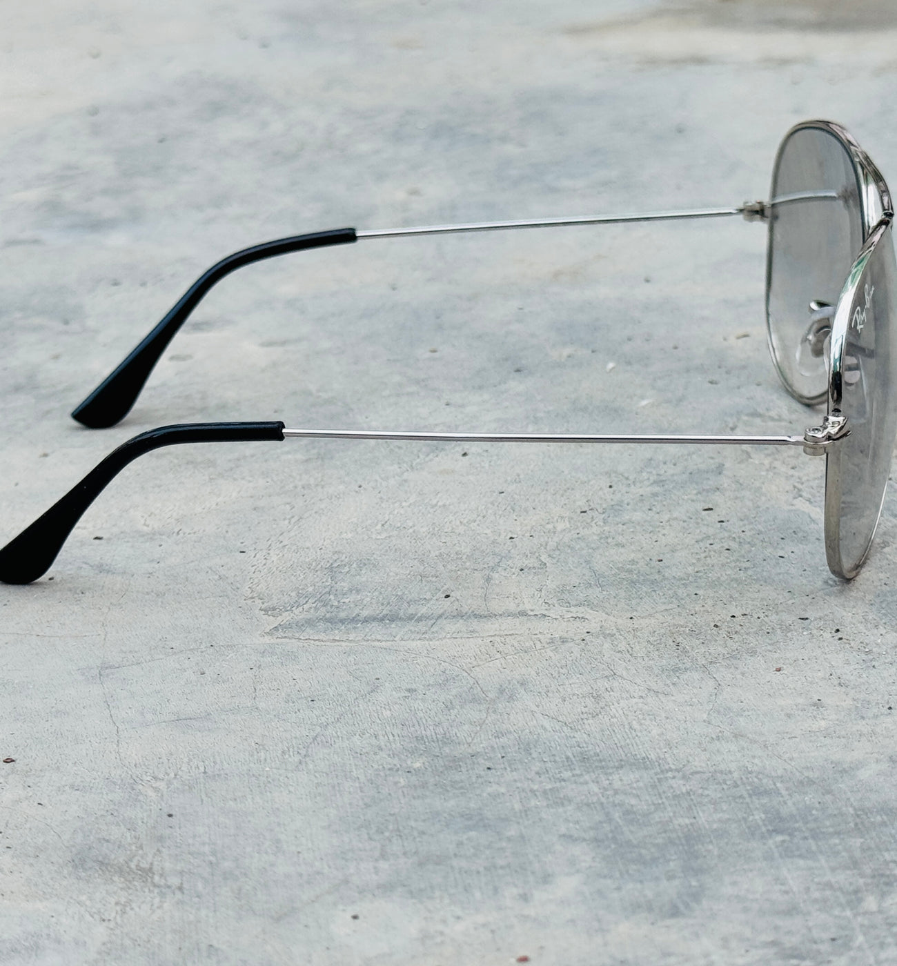 Rayban – 3026 – 62 – Silver – Metal – Sunglasses – Unisex