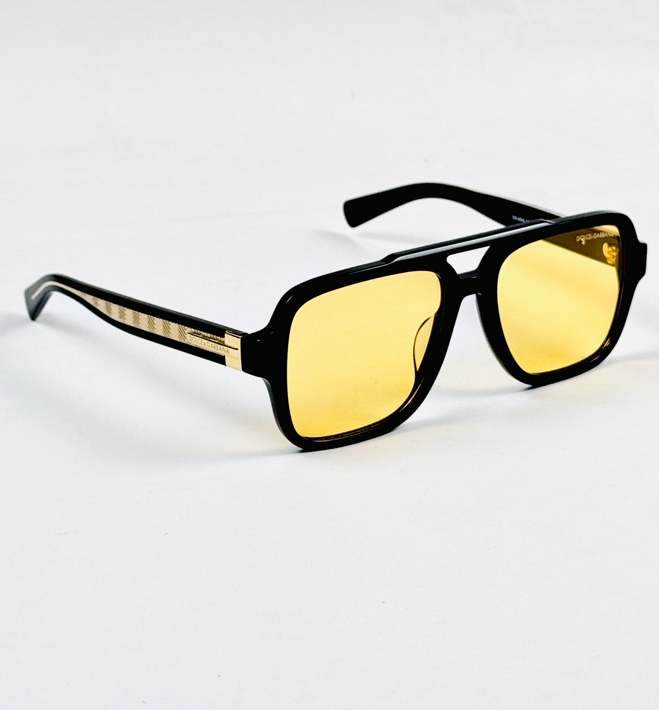 Dolce & Gabbana – 4544 - 56 – Black Yellow –  Acetate - Sunglasses – Unisex - Premium