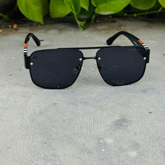 Burberry – 8548 - 62 – Black – Metal – Sunglasses – Unisex