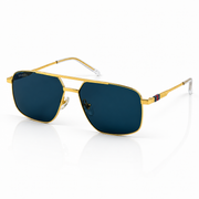 Gucci – 1676 - 58 – Golden Black - Metal - Sunglasses – Unisex - Premium