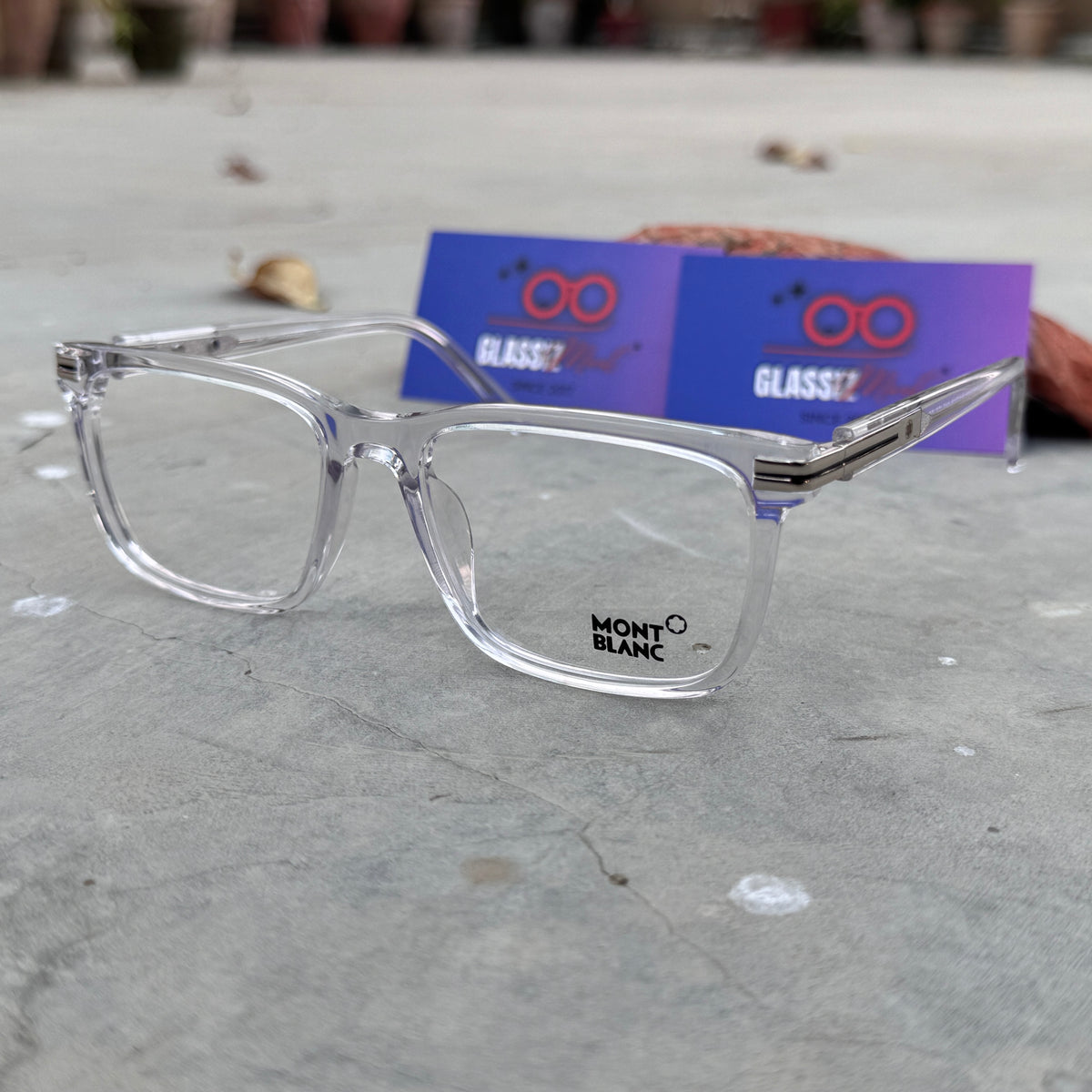 Mont Blanc – 6021 – 54 – Transparent –  Acetate - Optics – Unisex - Premium