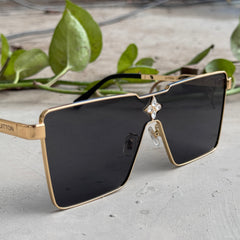 Louis Vuitton – 1700 - 65 – Golden Black – Metal - Sunglasses – Unisex - Premium