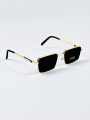 Cartier – 1438 – 54 – Golden Black – Metal – Sunglasses – Unisex
