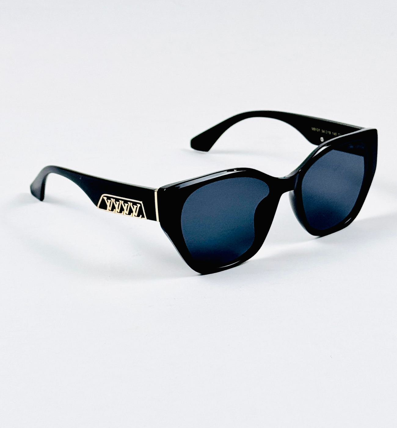 Louis Vuitton - 9101 – 54 – Black – Acetate – Sunglasses – Ladies