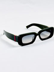 Gucci - 1668 - 51 - Transparent Green - Acetate - Rectangle - Sunglasses - Premium