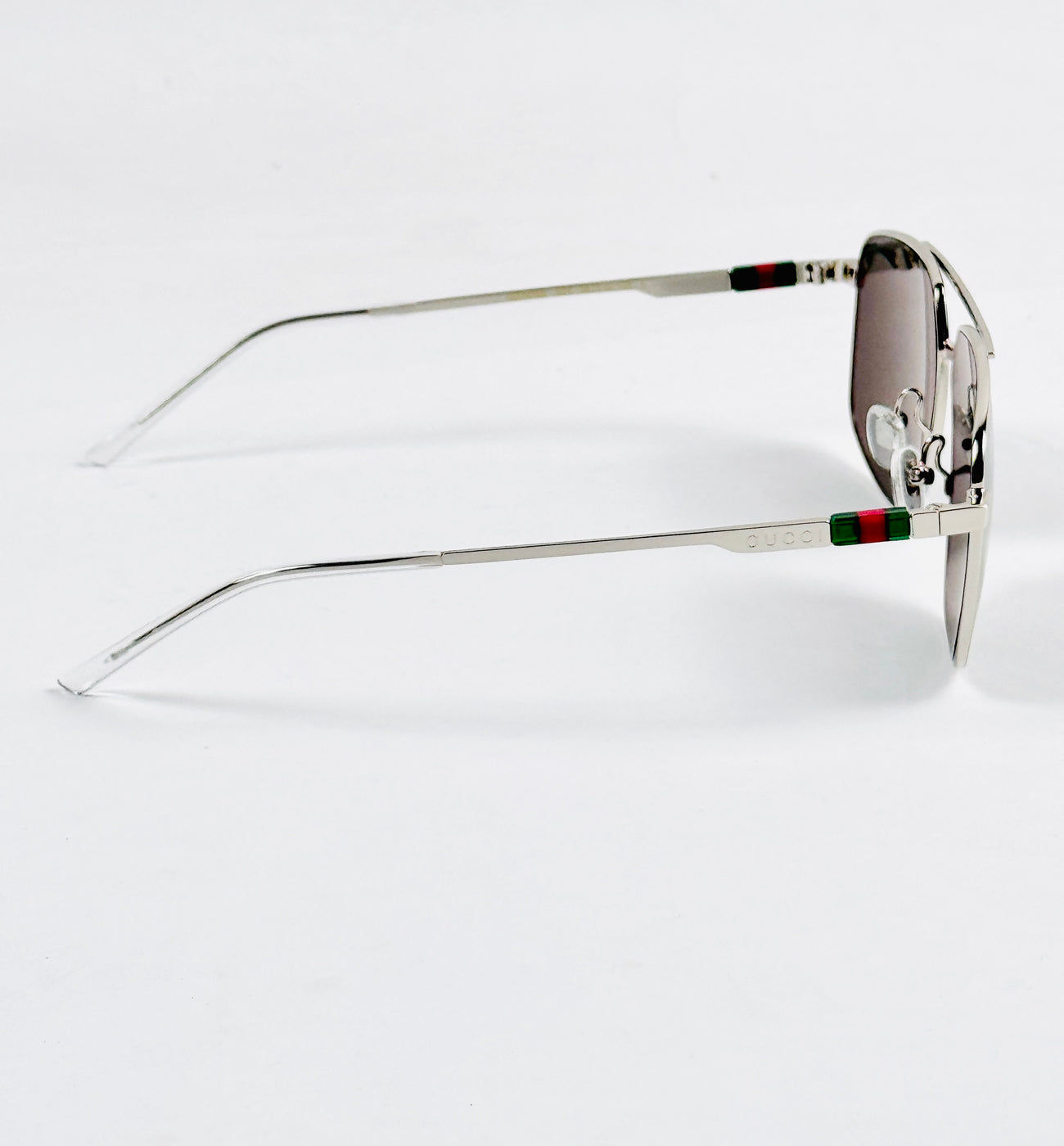 Gucci – 1676 - 58 – Silver Black - Metal - Sunglasses – Unisex - Premium