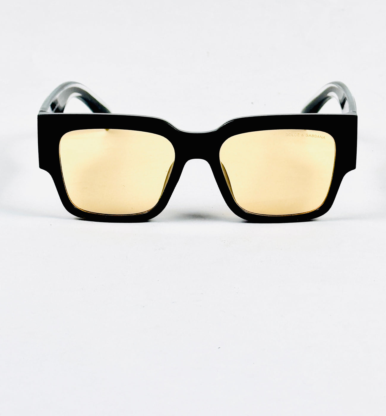 Dolce & Gabbana – 6184 – 51 – Black Yellow – Acetate – Sunglasses – Unisex