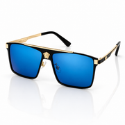Versace – 22170 – 60 – Golden Blue – Metal – Sunglasses – Unisex