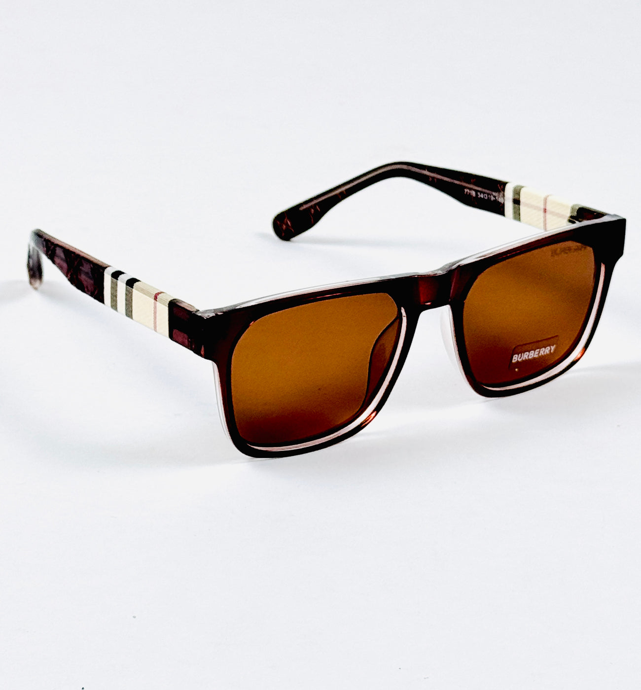 Burberry - 7718 – 54 – Brown – Acetate – Sunglasses – Unisex