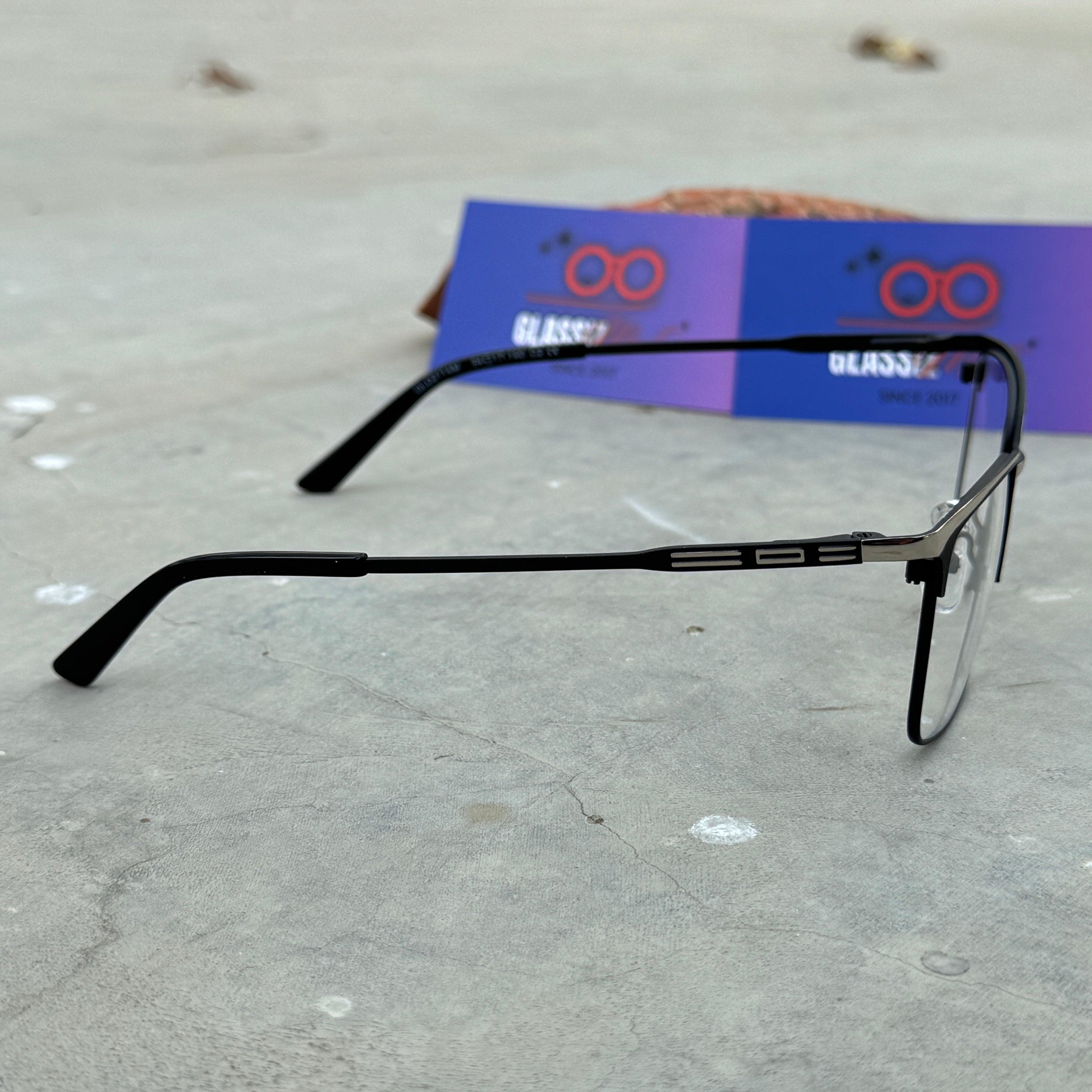 Emporio Armani – 2114 – 54 – Silver Black –  Metal - Optics – Unisex - Premiumm