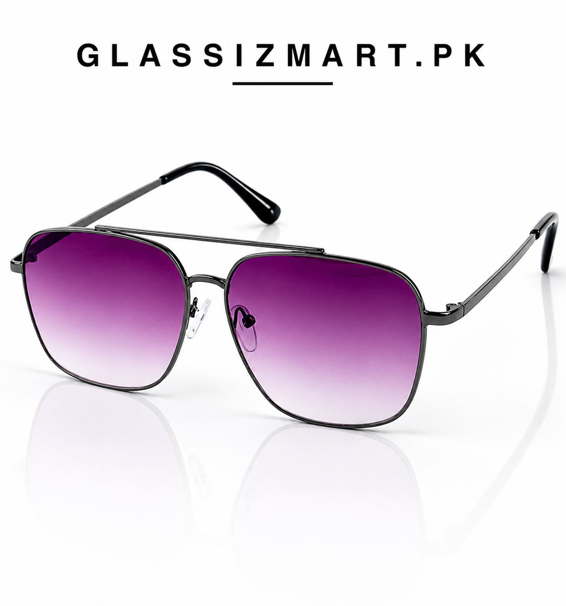 Police – 8206 – 57 – Black Gradient – Metal – Sunglasses – Unisex