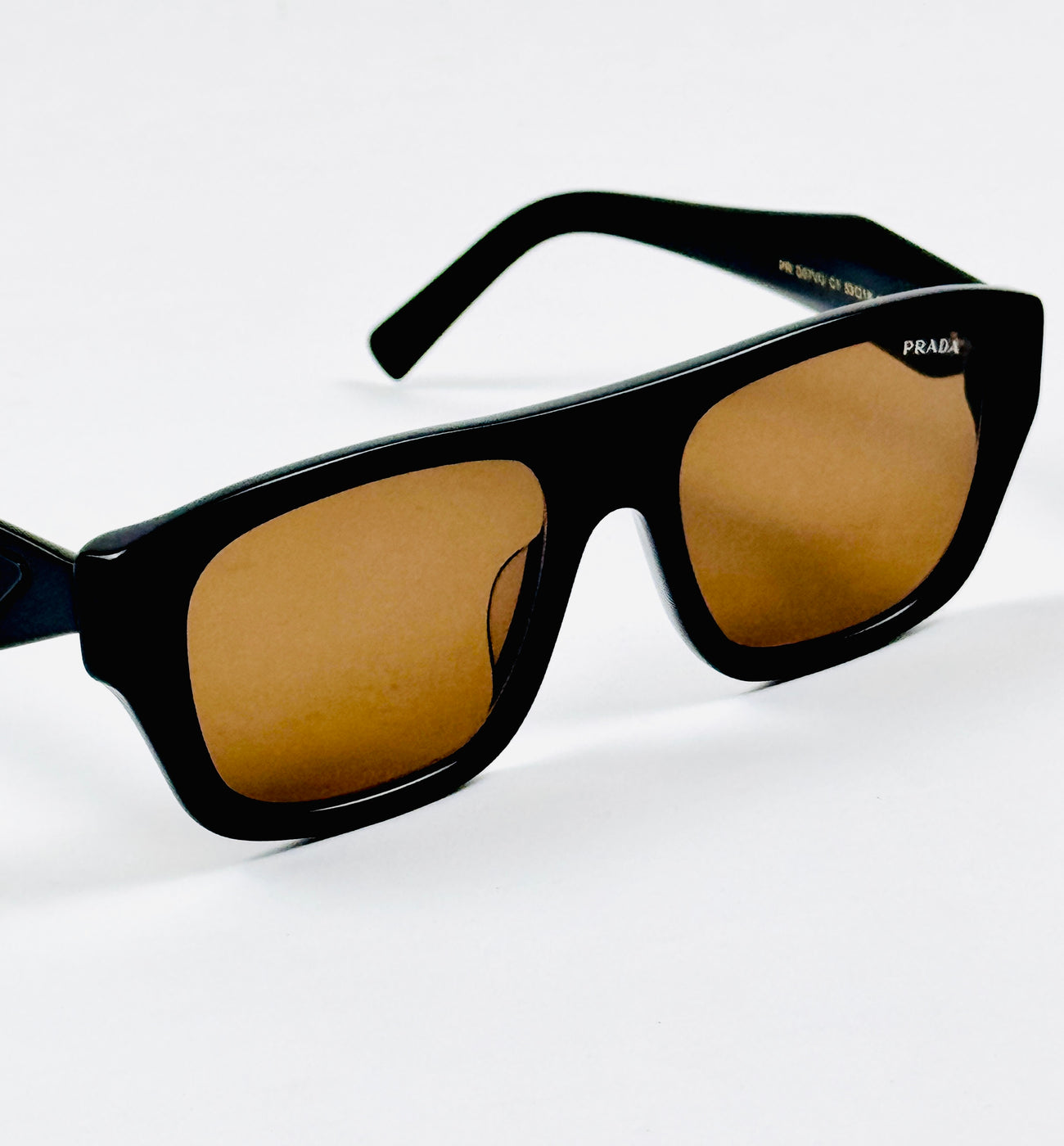 Prada – D07VU - 53 – Black Brown –  Acetate - Sunglasses – Unisex - Premium