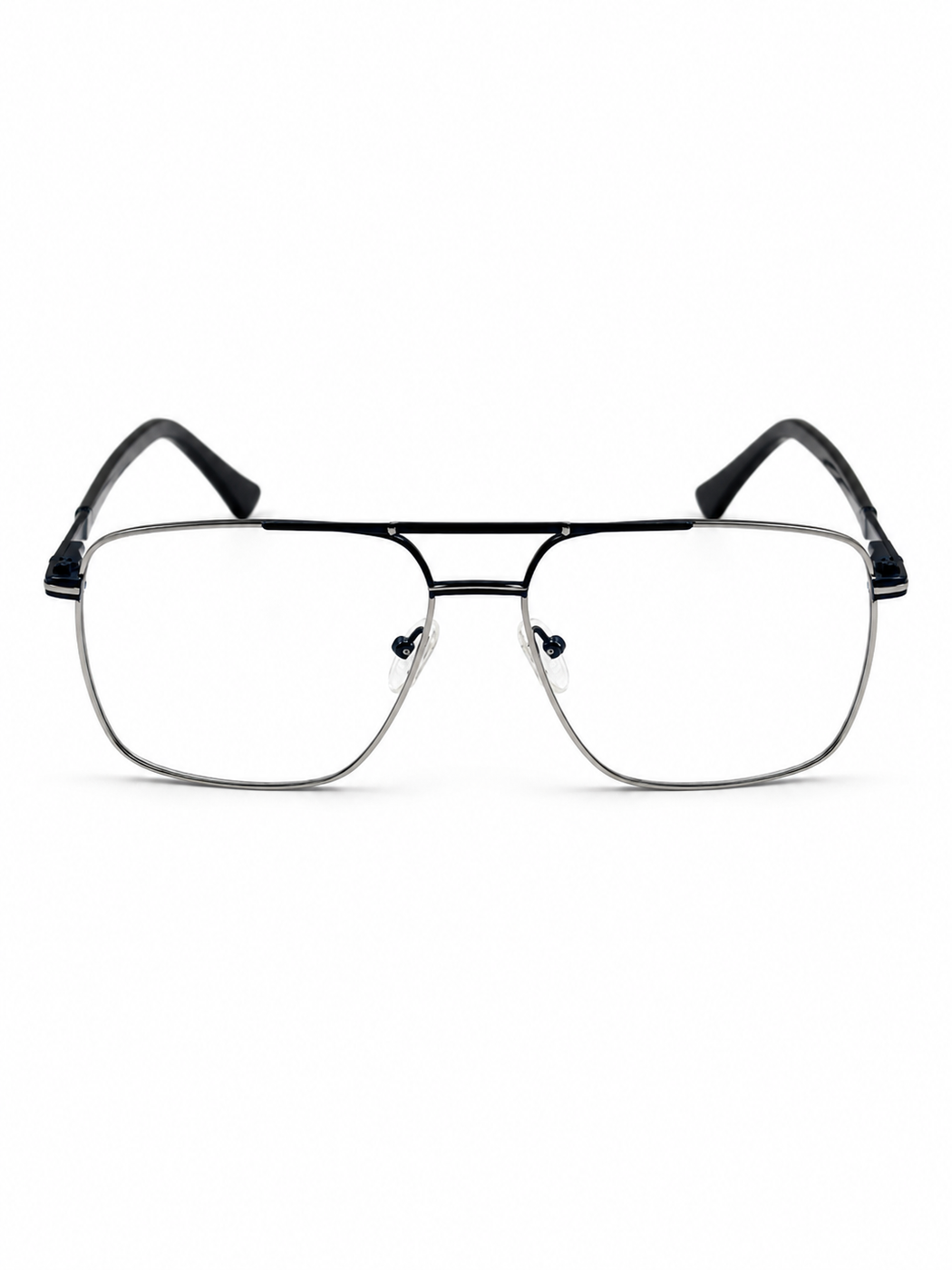 Tom Ford – 253607 – 55 - Silver Black – Metal – Optics - Unisex