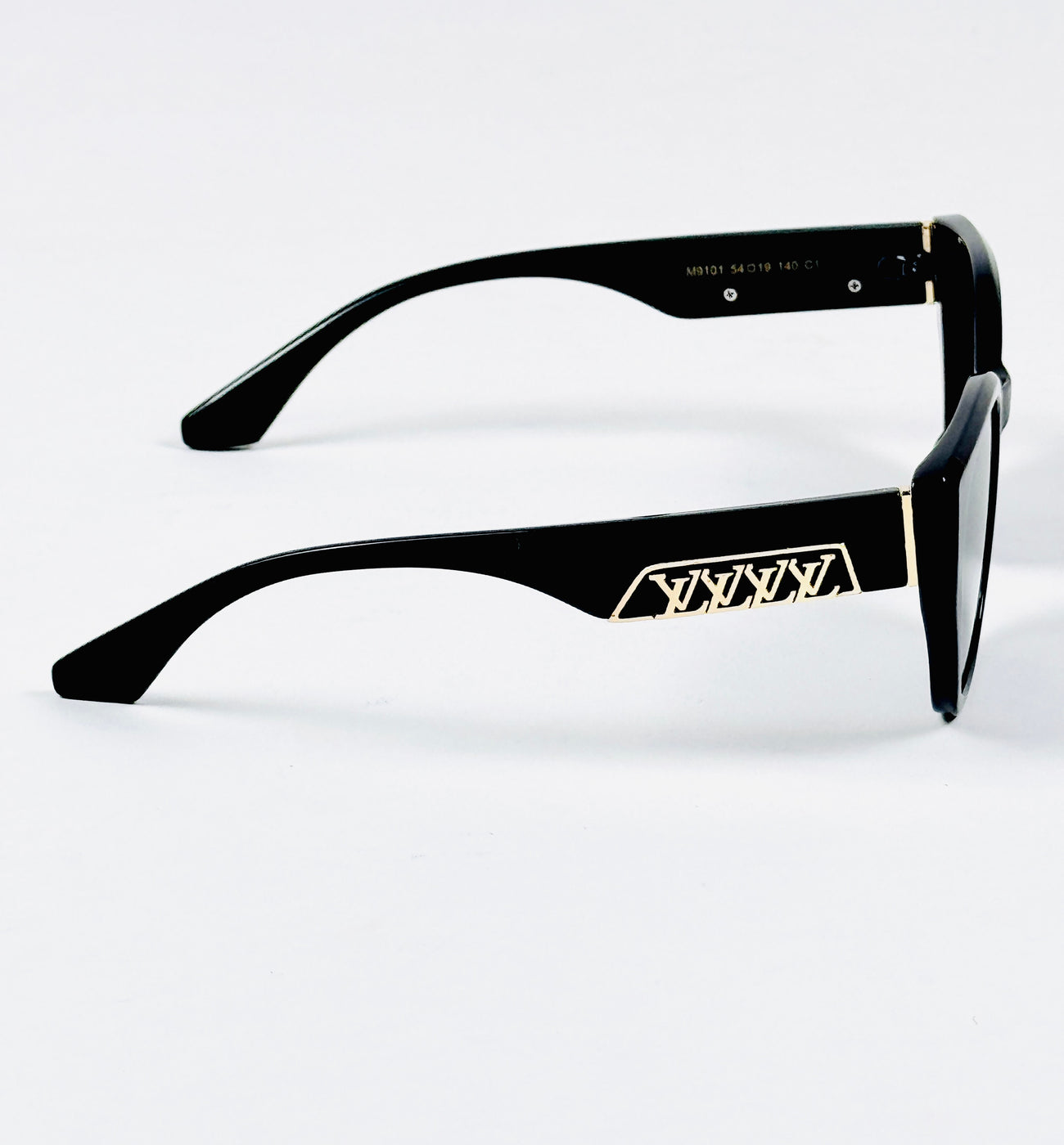 Louis Vuitton - 9101 – 54 – Black – Acetate – Sunglasses – Ladies