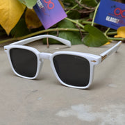 Moscot – 86339 – 49 - White Black – Acetate  – Sunglasses - Unisex
