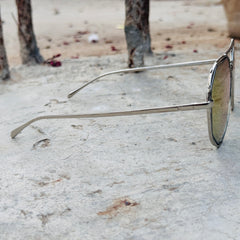 Gentle Monster – 129 - 58 – Silver Mercury - Metal - Sunglasses – Unisex - Premium